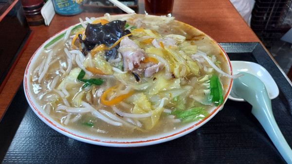 「もやしそば 750円」@生蕎麦 満留賀の写真