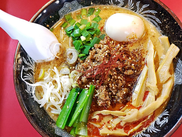 「超濃厚豚骨担担麺＋メンマ＋味玉」@らーめん・つけめん こてんぱんの写真