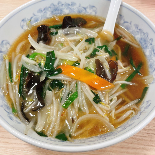 「もやしラーメン（0.5玉） 630円」@ぎょうざの満洲 おおたモール店の写真