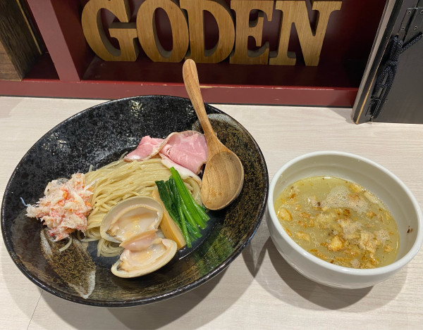「蛤と鯛の旨味つけ麺¥1200&ずわい蟹のほぐし身¥250」@柳麺 呉田-goden-の写真