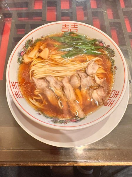 「かしわそば」@中華そば ふじいの写真