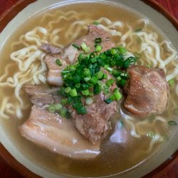 ソーキ3枚肉そば