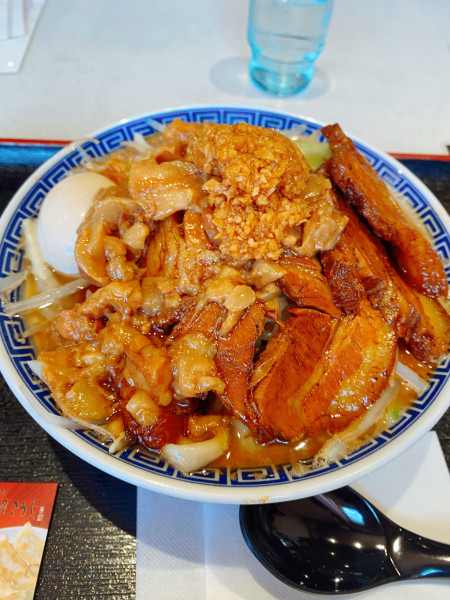 「特性角ふじ、アブラ、ニンニクマシ」@二代目麺屋こうじの写真