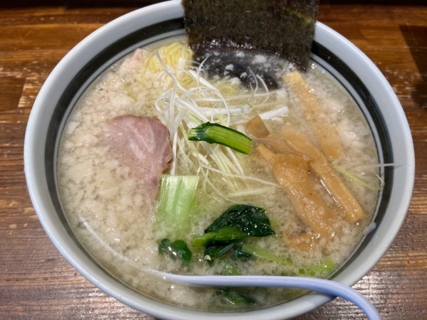 「特製背脂ら〜めん（細麺、大盛）」@市々ラーメン 柏駅西口店の写真