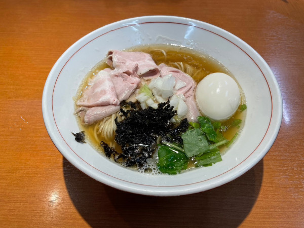 「煮干し中華そば」@㐂九八 ～garage～の写真