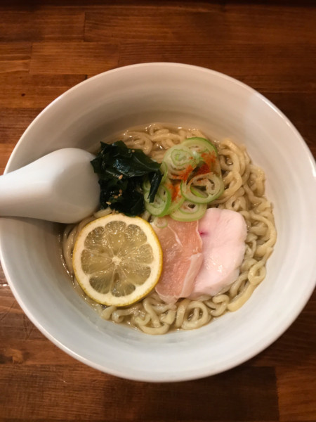 「新茶のらーめん(季節のらーめん)」@らーめん かねかつの写真