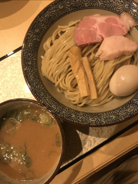 「濃厚つけ麺＋味玉」@濃厚鶏そば 葵の写真