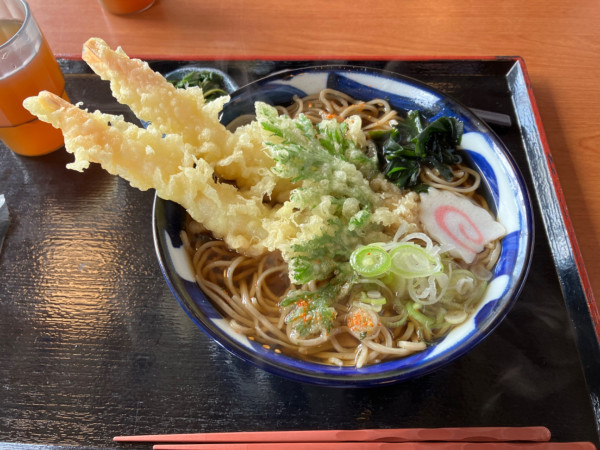 「天ぷらそば大盛り」@そば処 心平庵の写真
