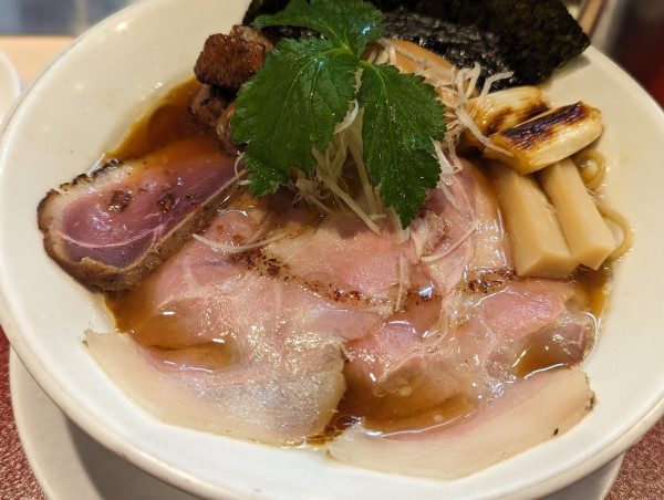 「特製紀州鴨そば」@燃えよ麺助の写真