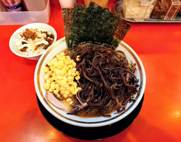 「ラーメン(並)+キクラゲ」@横浜家系ラーメン 大輝家の写真