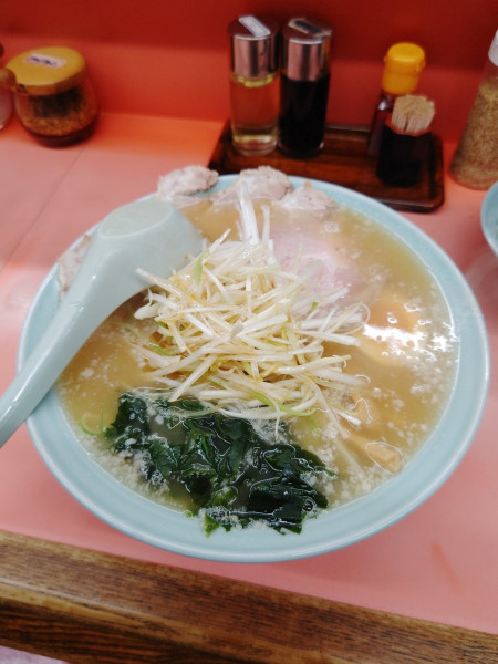 「ねぎチャーシューメン(中盛)(1,000+100円)」@ラーメンショップ マルキチェーン 拝島店の写真