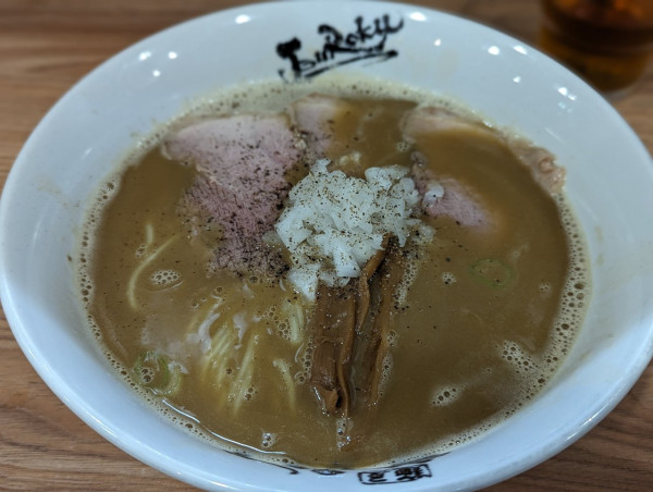 「鶏白湯煮干し」@麺屋 丈六の写真