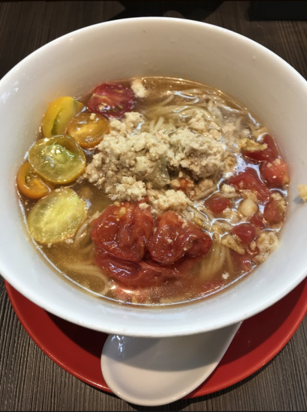 「トマトと煮干の冷やしSOBA【夏期限定】」@柳麺 呉田-goden-の写真