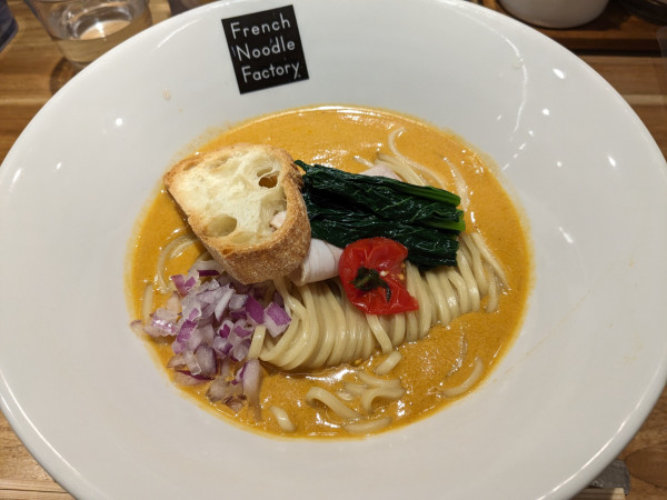 「オマール海老カルボナーラ」@French Noodle Factory 東京ドームラクーア店の写真