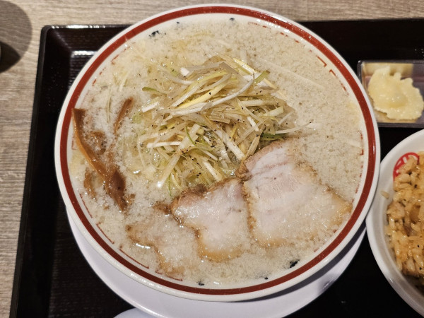 「ねぎそば(こってり) 1000円」@中華そば専門 田中そば店の写真