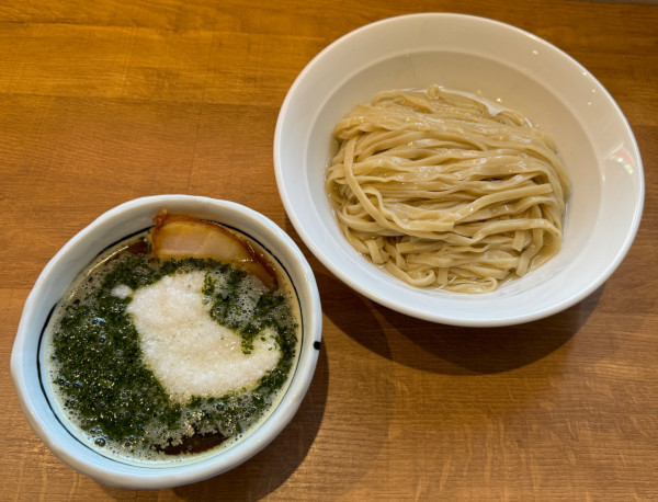 「アカモク昆布水つけ麺 1350円」@ブーランジェリー ルージュ ロワイヤルの写真