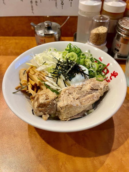 「特製油そば」@東京麺珍亭本舗 麻布店の写真