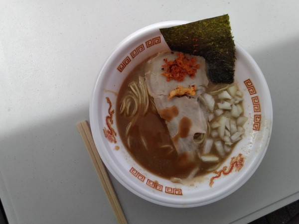 「[煮干そば平八]濃厚烏賊肝煮干そば」@大つけ麺博Presents よこすかラーメン艦隊 supported by Rakutenの写真