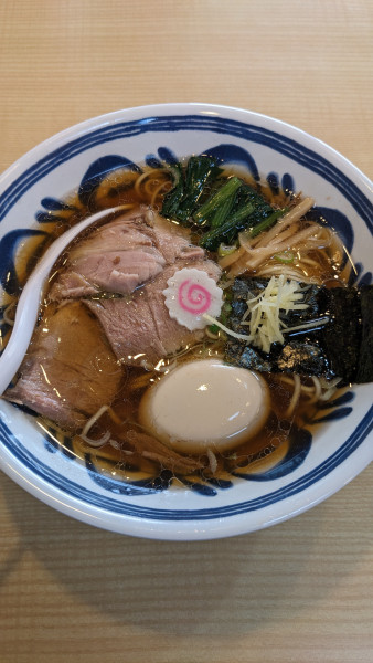 「長岡中華そば＋玉子」@かみの屋の写真