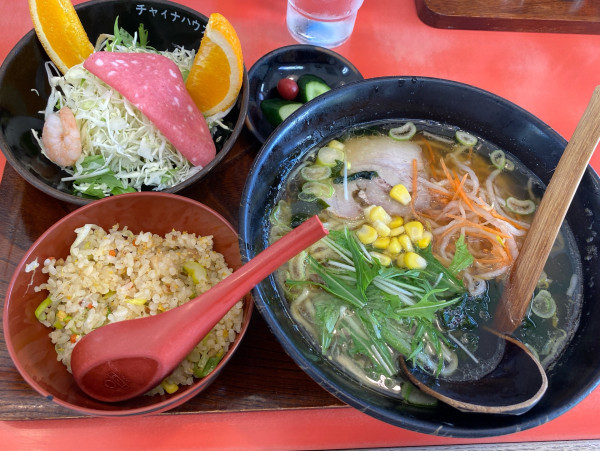 「ラーメン･チャーハンセッﾄ 1,000円」@チャイナハウスの写真