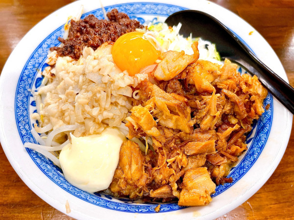 「まぜそば（950円）」@豚男爵の写真