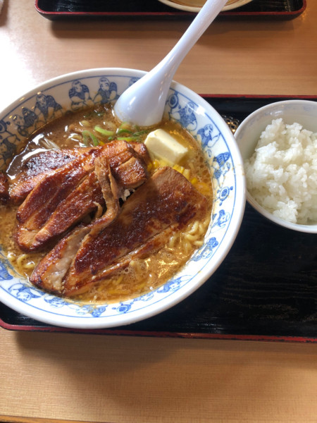 「炙り叉焼味噌ラーメン バタートッピング」@麺屋 壱力 小牧店の写真