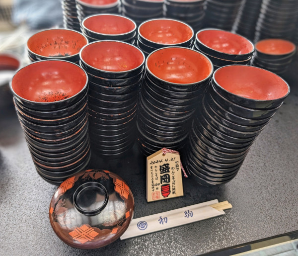 「わんこそば食べ放題コース【梅】」@初駒 本店の写真