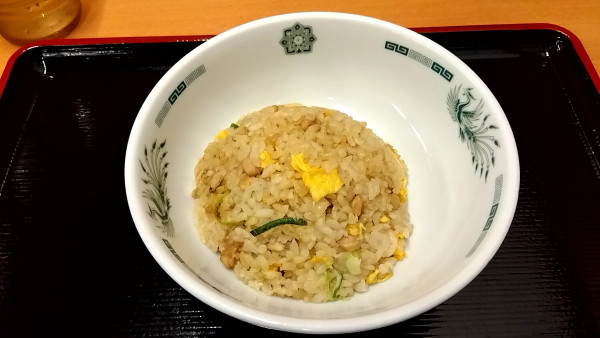「半チャーハン(290円)」@日高屋 鴨居南口店の写真