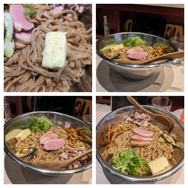 「鴨油とエシレバターの油そば➕大盛り」@柳麺 呉田-goden-の写真