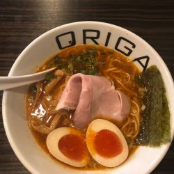 味玉旨辛ORIGAMIらーめん