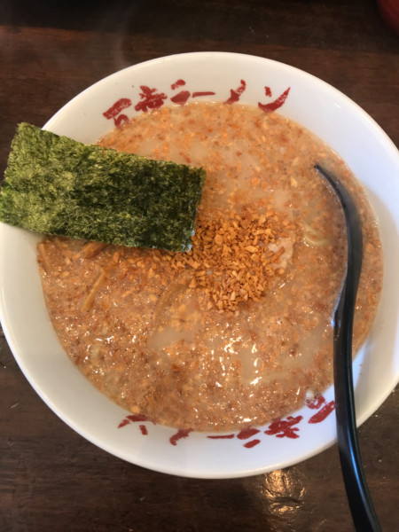 「揚げにんにくラーメン」@百歩ラーメン 戸田店の写真