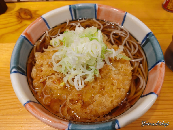 「天ぷらそば（390円）」@ナカジマ会館の写真