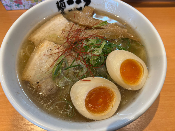 「塩味玉（大盛り）」@麺屋こころ 柏店の写真