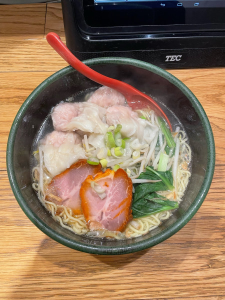 「ワンタン麺(950円)」@口福館の写真