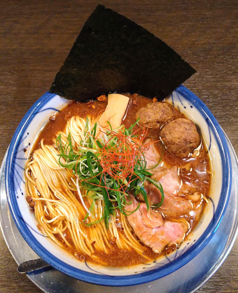 「みそ羊らぁ麺(上)」@lamb meets ramenの写真