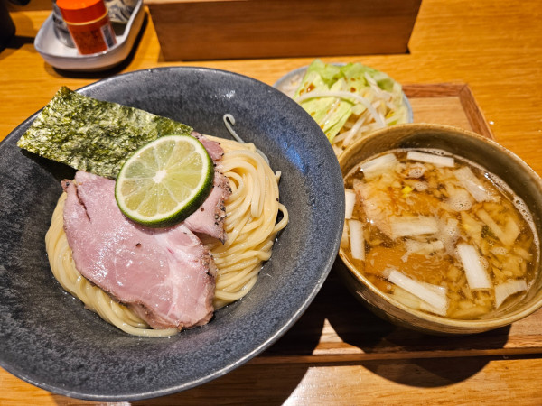 「醤油つけそば」@中華そば 二階堂の写真