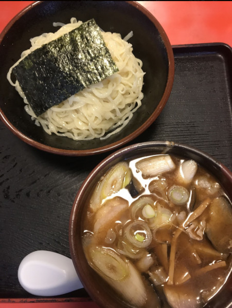 「揚げナスつけ麺」@佐野ラーメン たかのの写真