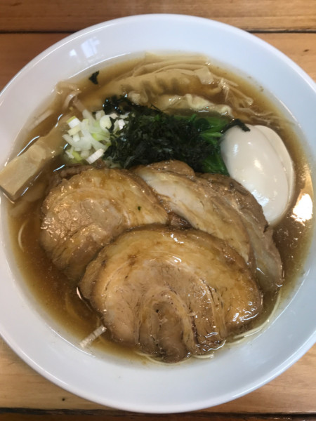 「特製中華そば 極細麺」@ときわ亭の写真