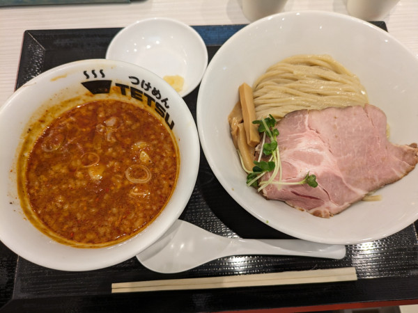 「辛味噌つけ麺」@つけめん TETSU ららぽーと新三郷店の写真