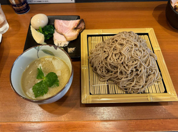 「【春限定】のどぐろつけそば（塩）」@自家製手もみ麺 鈴ノ木の写真