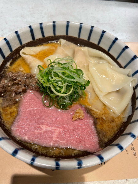 「味噌ラーメン＋雲呑」@熱田味噌拉麺ぶりゆの写真