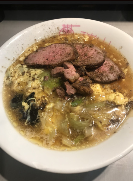 「【限定】合鴨と下仁田葱の山椒風味蕎麦」@中華蕎麦 瑞山（ZUIZAN）の写真