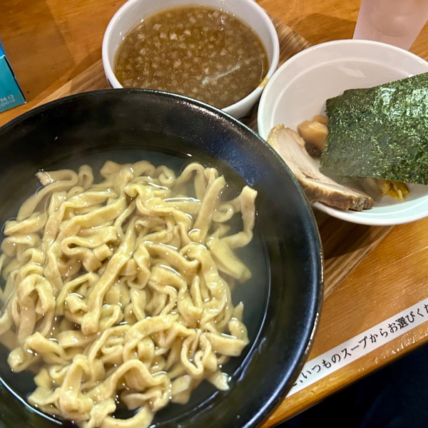 「釜揚げつけめん（スープ…今日・ゆず…あり）」@藤の写真