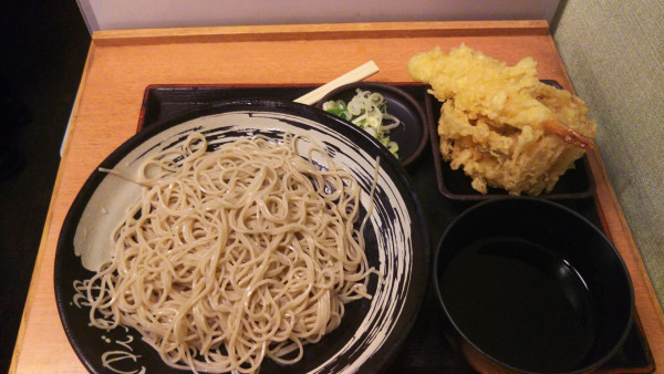 「かきあげセイロ、海老天（クーポン）」@ゆで太郎 水道橋店の写真