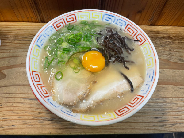 「月見ラーメン」@山下中華そばの写真