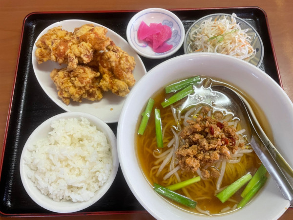 「ランチセット　￥８００」@中国料理 京華の写真