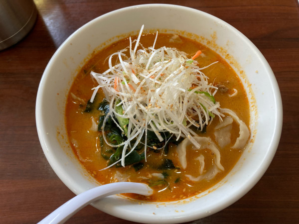 「刀削麺(担々仕様)」@中華菜館 林海餃子酒場の写真