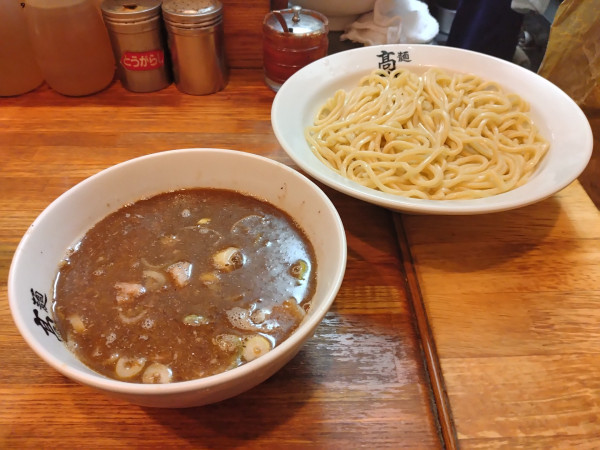 「半肉入りつけそば」@麺 髙はしの写真