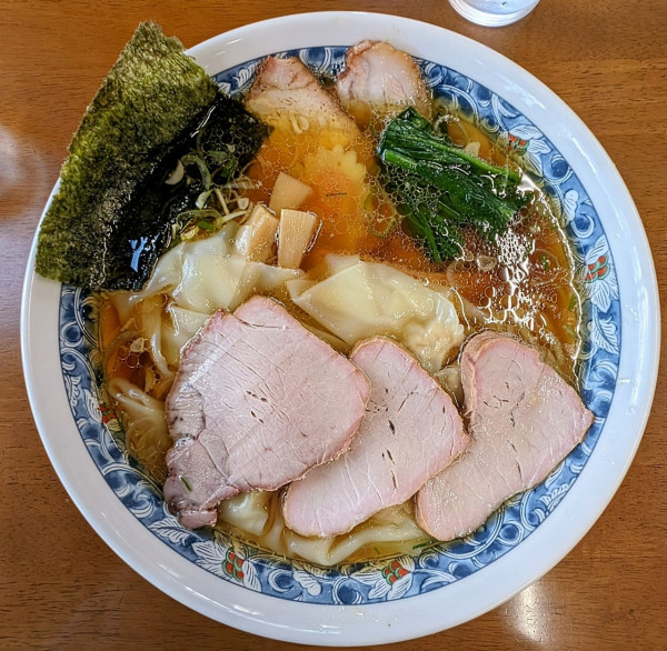 「チャーシューワンタン麺」@手打中華そば もりの写真