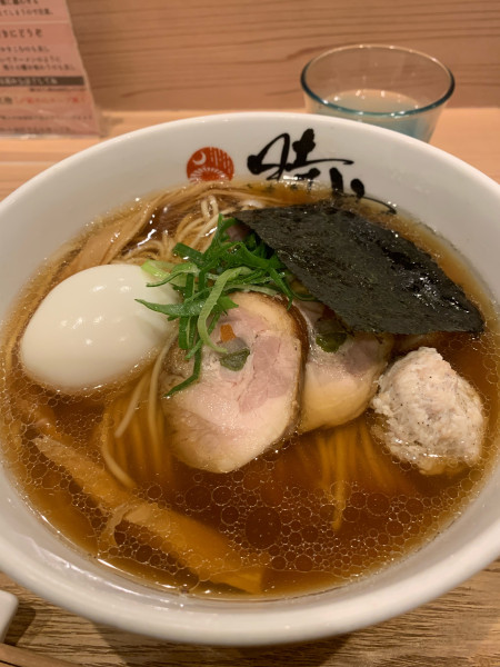 「中華蕎麦(特製ﾄｯﾋﾟﾝｸﾞ)」@中華蕎麦 時雨の写真